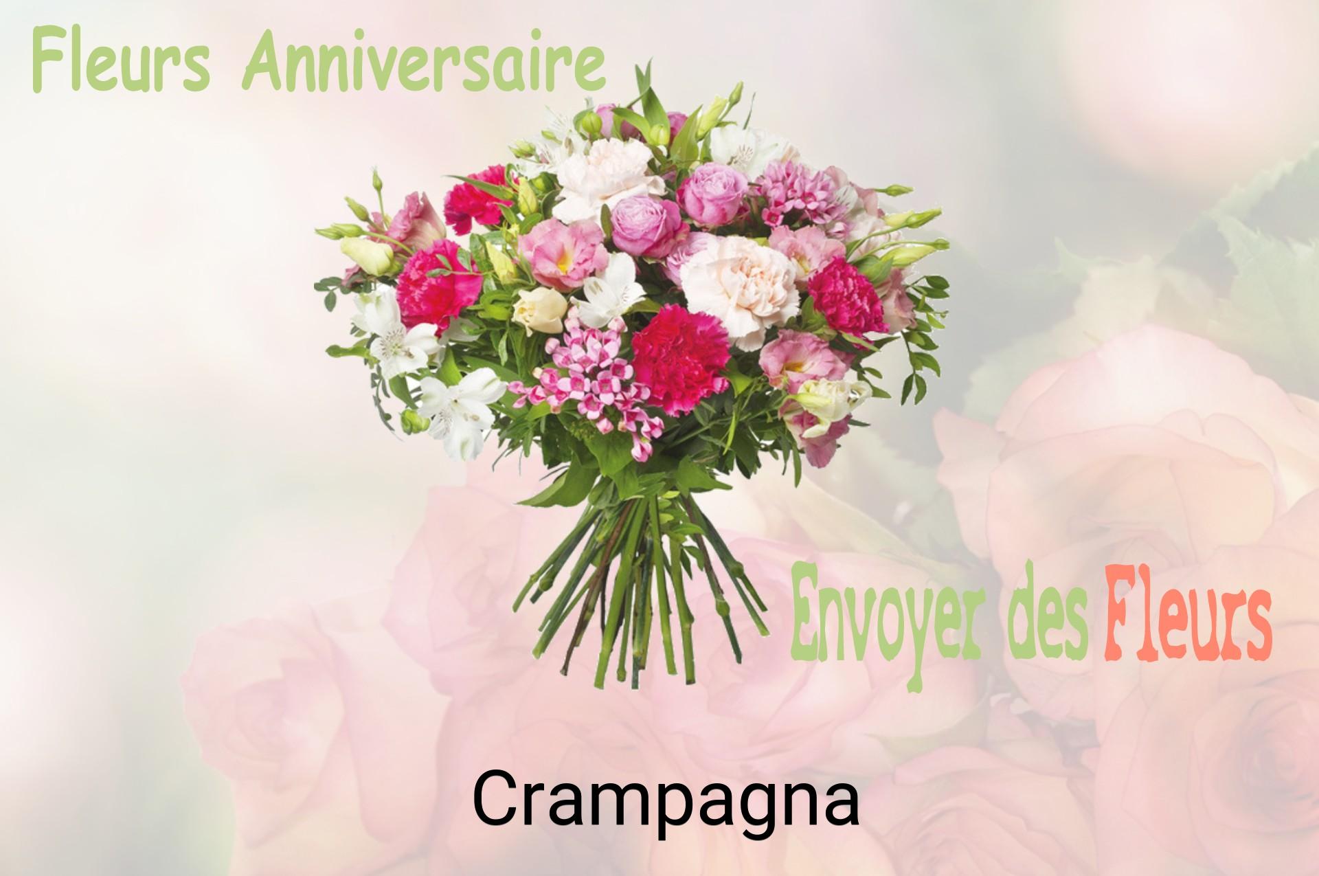 Bouquet de fleurs d’anniversaire livré à Crampagna